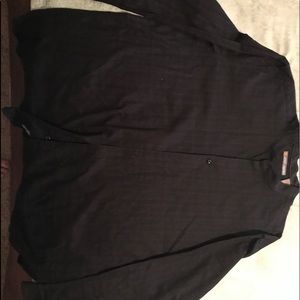 John Henry Long sleeve, no collar dress shirt